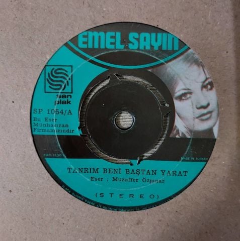 Emel Sayın – Tanrım Beni Baştan Yarat 45LİK PLAK
