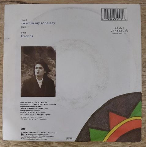 Tanita Tikaram – Twist In My Sobriety 45LİK PLAK