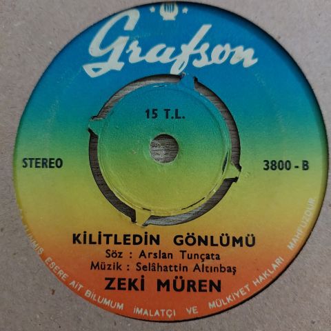 Zeki Müren – Kırk Yıllık Dost Gibiyiz / Kilitledin Gönlümü 45LİK PLAK