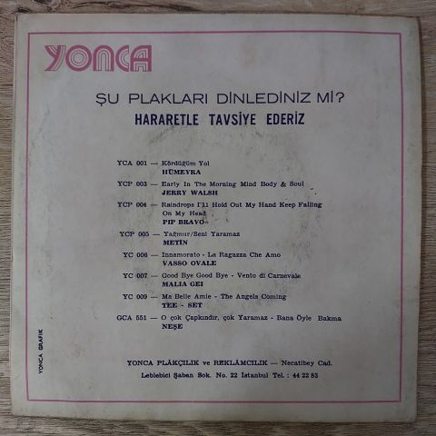 Ersen – Unutma Sakın / Süreyya 45LİK PLAK