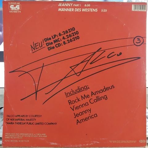 Falco – Jeanny (Part 1) LP PLAK
