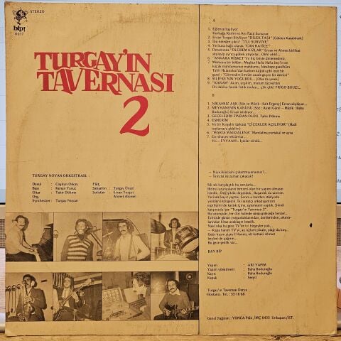 Turgay Noyan Orkestrası – Turgay'ın Tavernası 2 LP PLAK