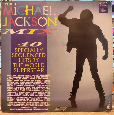 Michael Jackson / The Jackson 5 – The Michael Jackson Mix - 40 Specially Sequenced Hits By The World Superstar LP PLAK