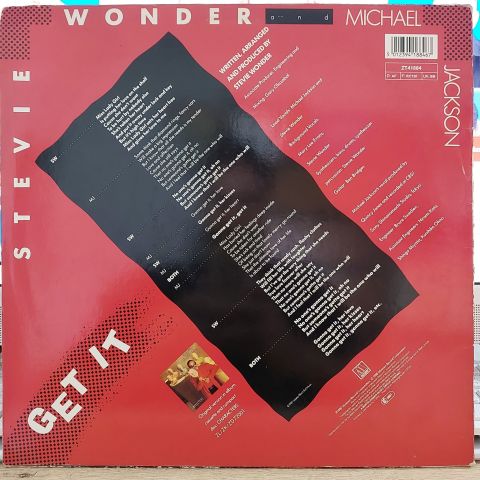 Stevie Wonder And Michael Jackson – Get It (Extended Remix) LP PLAK