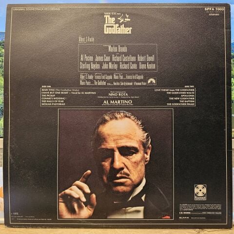 Nino Rota – The Godfather (Original Soundtrack Recording) LP PLAK