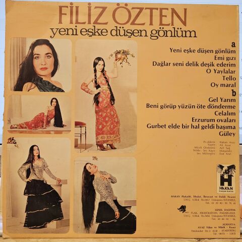 Filiz Özten – Yeni Eşke Düşen Gönlüm LP PLAK