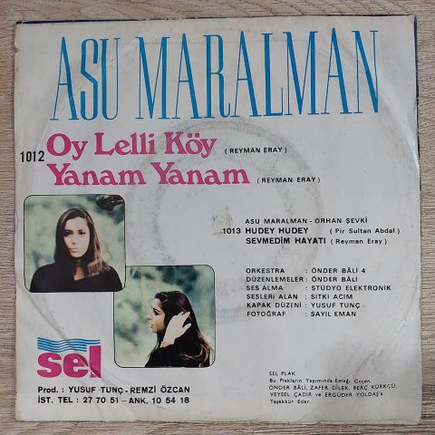 Asu Maralman – Oy Lelli Köy 45LİK PLAK
