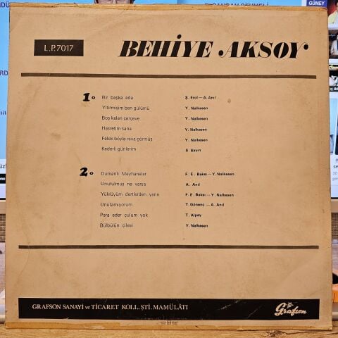 Behiye Aksoy – Behiye Aksoy LP PLAK