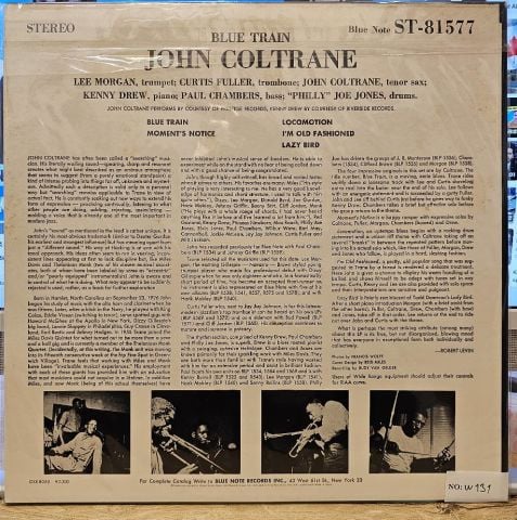John Coltrane – Blue Train LP PLAK