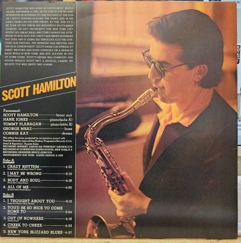 Scott Hamilton Quartet – The Grand Appearance LP PLAK