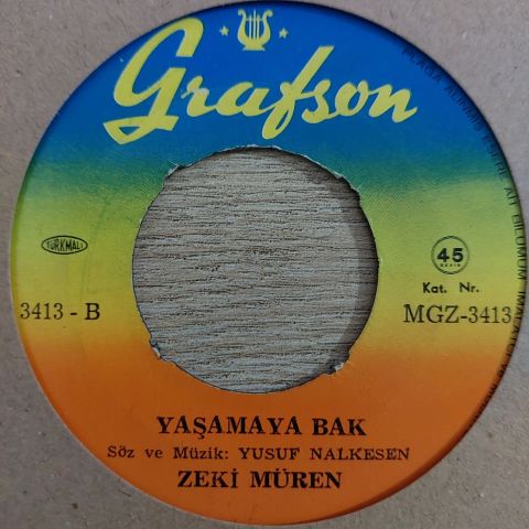 Zeki Müren – Ne O Bensiz Edebilir / Yaşamaya Bak 45LİK PLAK