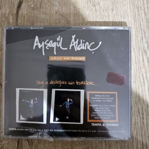 AYŞEGÜL ALDİNÇ - SÖZE NE HACET CD
