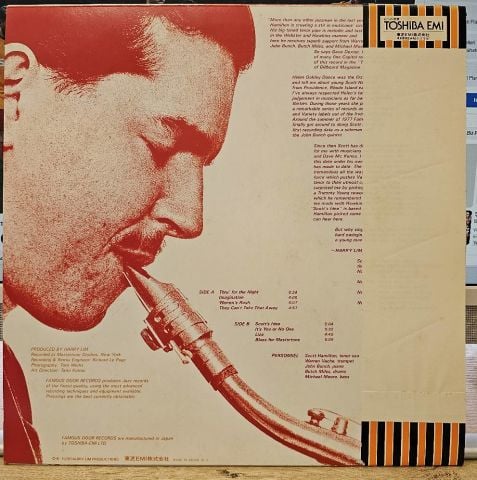 The Scott Hamilton Quintet With Warren Vache And Butch Miles – Swinging Young Scott LP PLAK