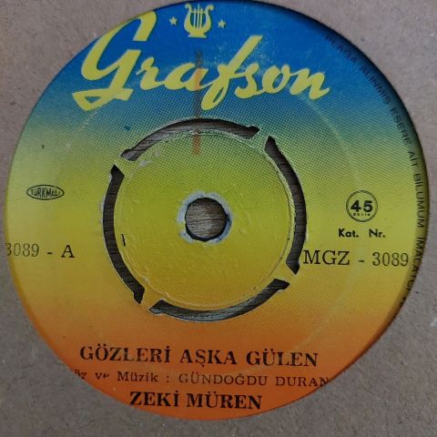 Zeki Müren – Gözleri Aşka Gülen 45LİK PLAK