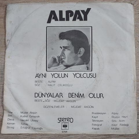 ALPAY - AYNI YOLUN YOLCUSU 45LİK PLAK