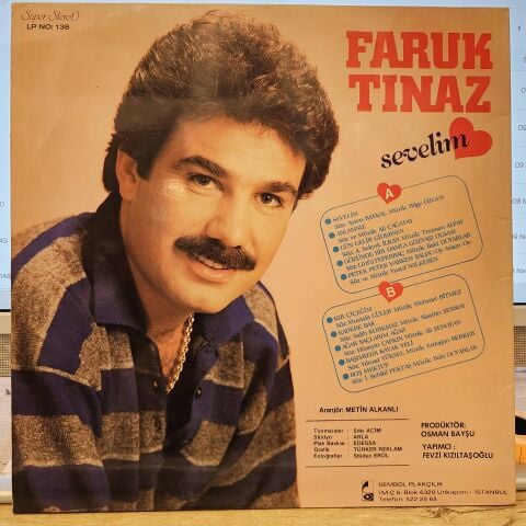 Faruk Tınaz – Sevelim LP PLAK