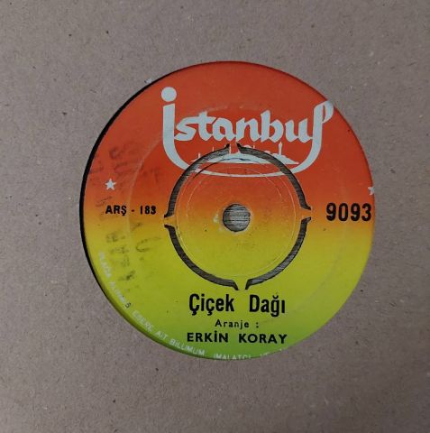 Erkin Koray – Çiçek Dağı / Hop Hop Gelsin 45LİK PLAK