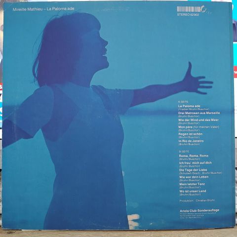 Mireille Mathieu – La Paloma Ade LP PLAK