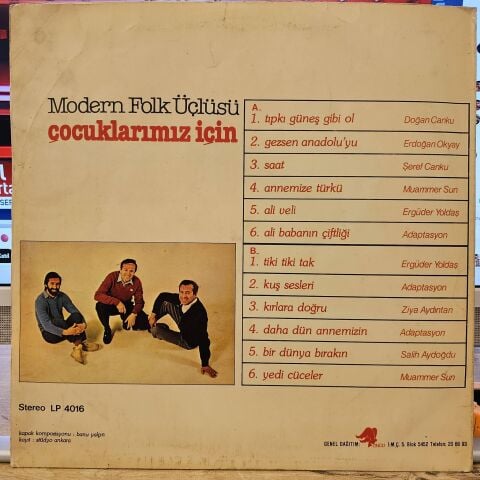 Modern Folk Üçlüsü – Çocuklarımız İçin LP PLAK