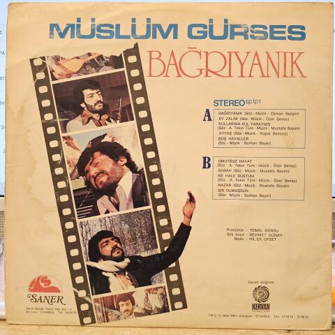 Müslüm Gürses – Bağrıyanık LP PLAK