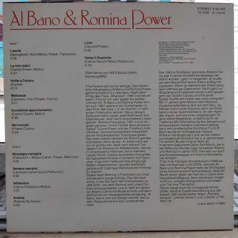 Al Bano & Romina Power – Al Bano & Romina Power LP PLAK