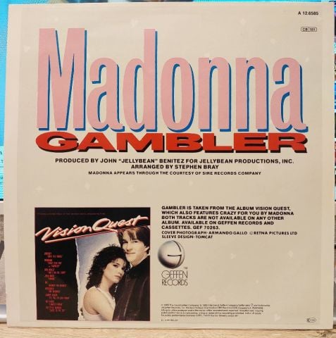 Madonna – Gambler (Extended Dance Mix) LP PLAK