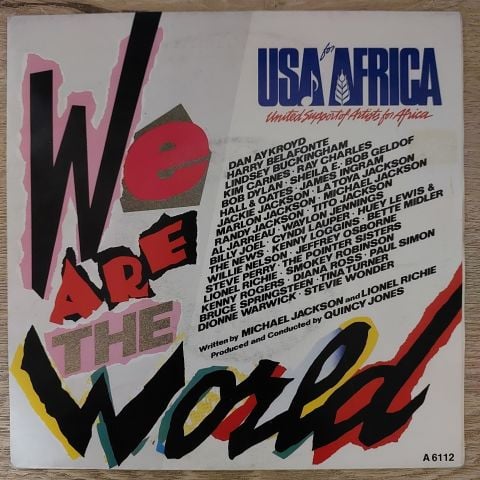 USA For Africa – We Are The World 45LİK PLAK