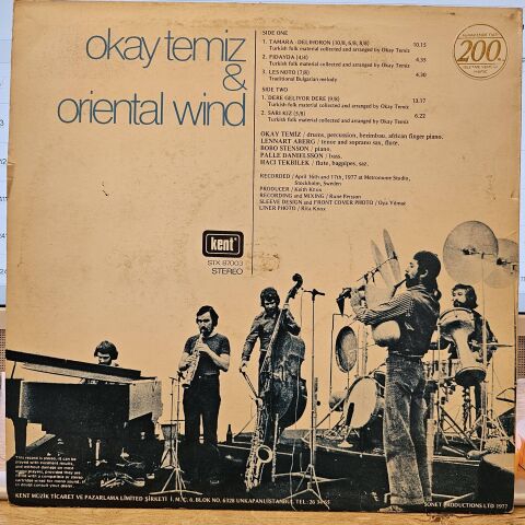 Okay Temiz & Oriental Wind – Oriental Wind LP PLAK