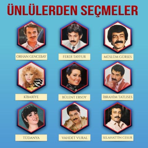 Çeşitli Sanatçılar - Ünlülerden Seçmeler LP PLAK