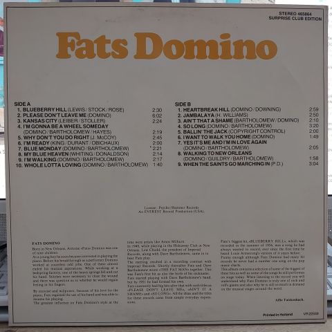 Fats Domino – Fats Domino LP PLAK