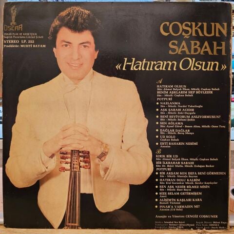 Coşkun Sabah – Hatıram Olsun LP PLAK