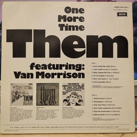 Them – Them (One More Time) LP PLAK