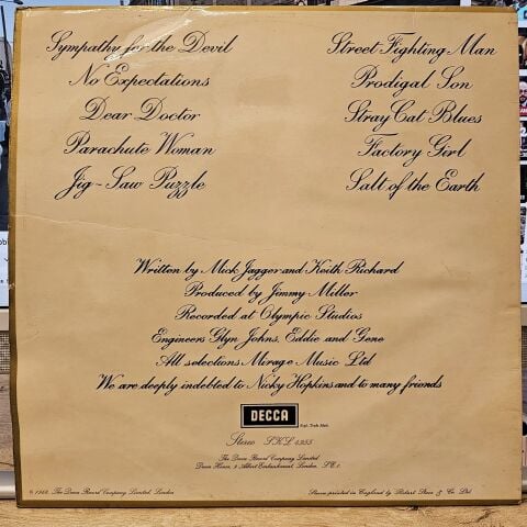 Rolling Stones – Beggars Banquet LP PLAK