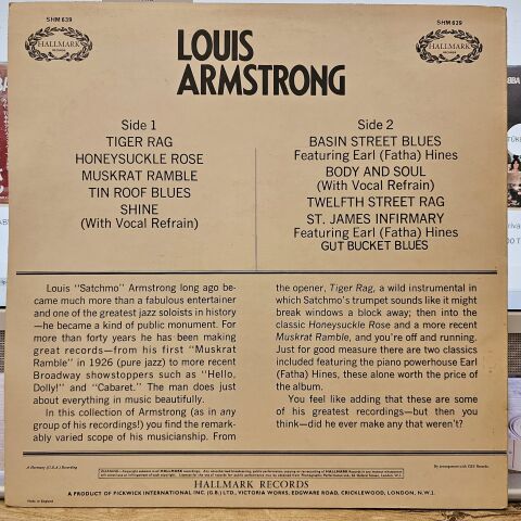 Louis Armstrong – Louis Armstrong LP PLAK