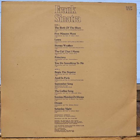 Frank Sinatra – Frank Sinatra LP PLAK