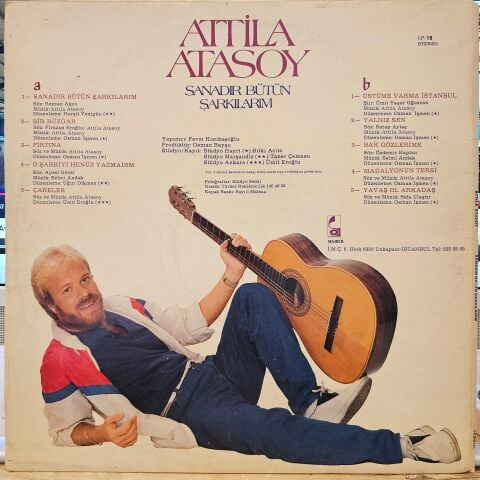Attila Atasoy – Sanadır Bütün Şarkılarım LP PLA