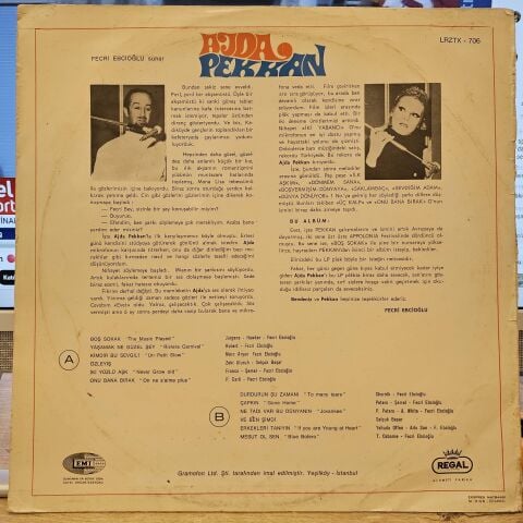 Ajda Pekkan – Fecri Ebcioğlu Sunar: Ajda Pekkan LP PLAK