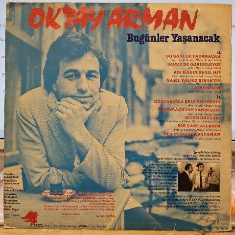 Oktay Arman – Bugünler Yaşanacak LP PLAK