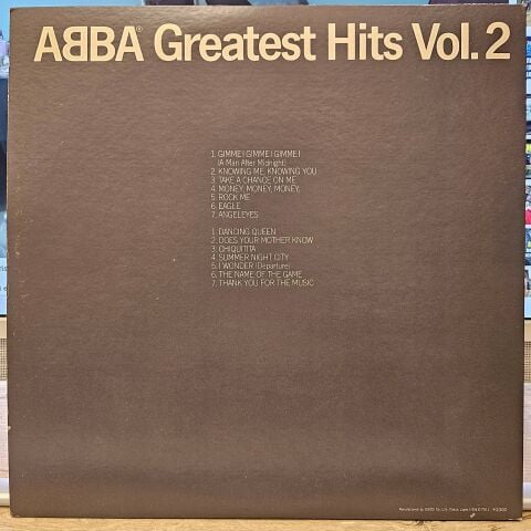 ABBA – Greatest Hits Vol. 2 LP PLAK