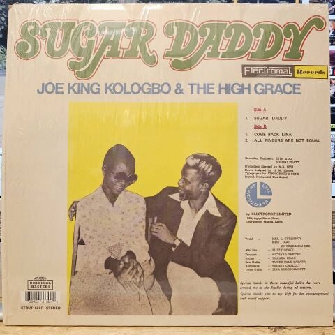 Joe King Kologbo & The High Grace – Sugar Daddy LP PLAK