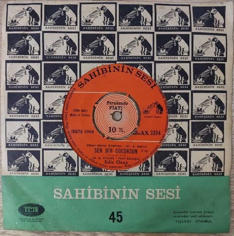 Ediz Onay – Sen Bir Çocuksun / Eylülü Hiç Sevmem 45LİK PLAK