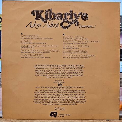 Kibariye – Aşkın Adresi (İyimserim) LP PLAK