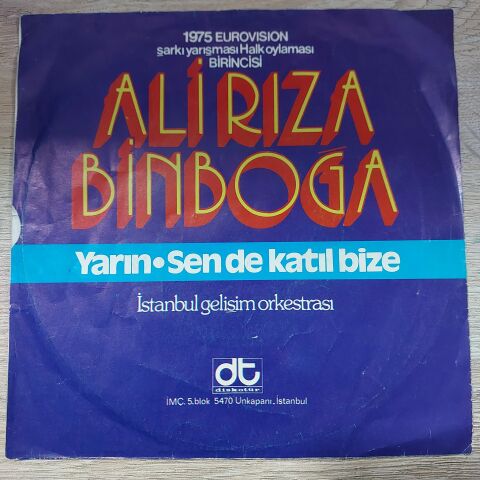 ALİ RIZA BİNBOĞA - YARINLARDA 45LİK PLAK