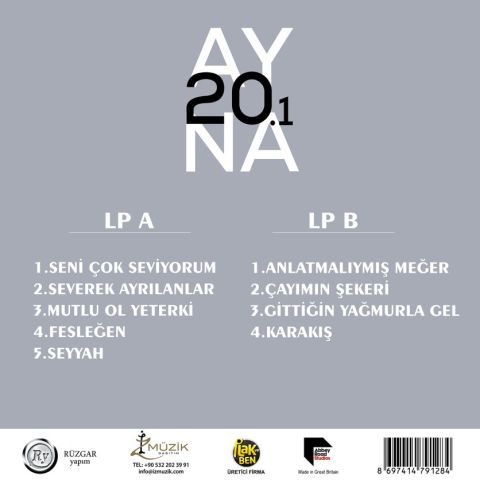 AYNA - AYNA 20.1 LP PLAK