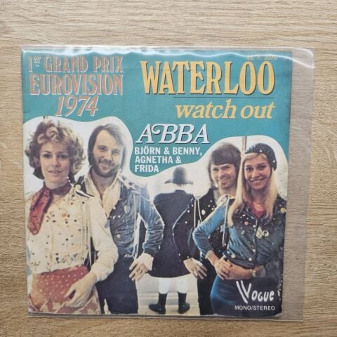 ABBA, Björn & Benny, Agnetha & Frida – Waterloo  45LİK PLAK