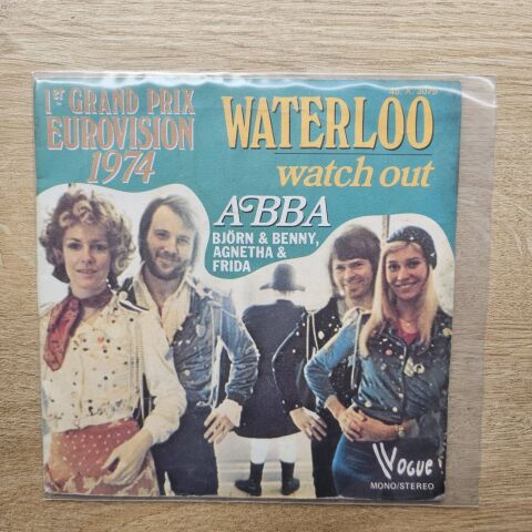 ABBA, Björn & Benny, Agnetha & Frida – Waterloo  45LİK PLAK