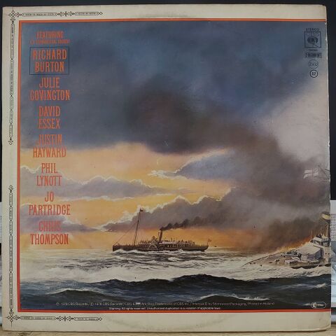 JEFF WAYNE - JEFF WAYNES MUSİCAL VERSİON OF THE WAR OF THE WORLDS LP PLAK