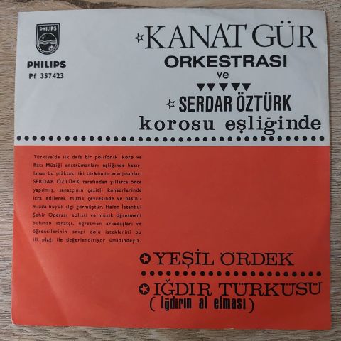 Serdar Öztürk – Yeşil Ördek / Iğdır Türküsü 45LİK PLAK