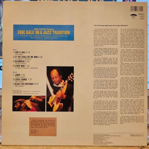 Ron Carter Presents Eric Gale – In A Jazz Tradition LP PLAK