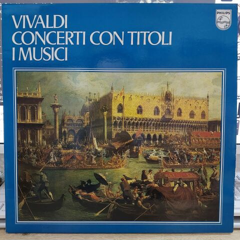 VİVALDİ - CONCERTİ CON TİTOLİ I MUSİCİ LP PLAK